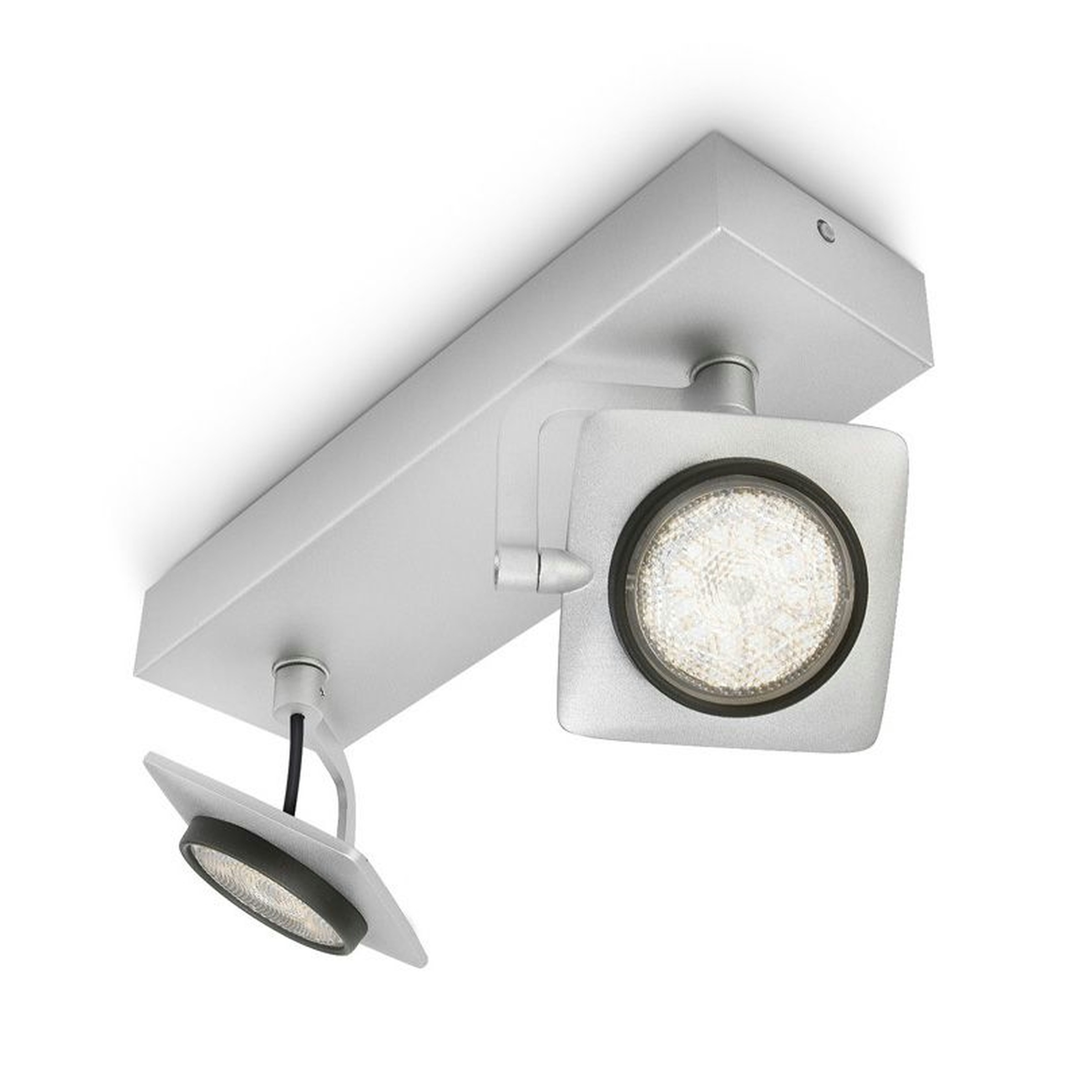 Philips Duospot Millenium Led 2X45 Watt Aluminium philips kopen in de aanbieding