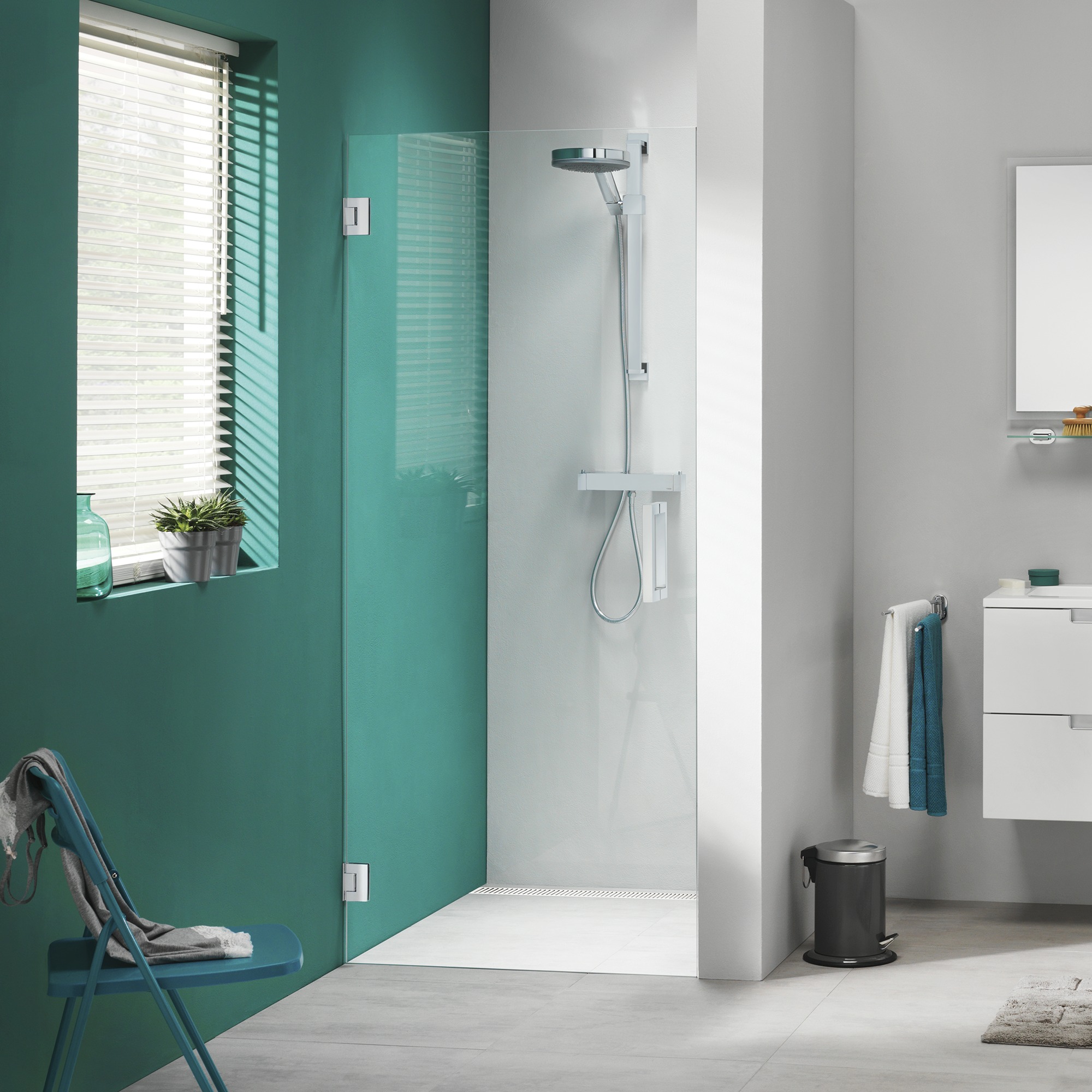 Sealskin Get Wet Swingdeur Voor Nis I Am 200X100 Cm Chroom sealskin kopen in de aanbieding