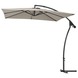 Zweefparasol Freeport Taupe 250x250 cm