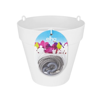 Elho Loft Urban hangschaal kunststof wit 20 cm