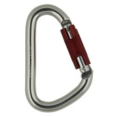 Klimkarabijn met draai veerborging 120x75 mm extra sterk aluminium <2000kg