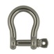 Harpsluiting bol rond met schroefpen 12 mm