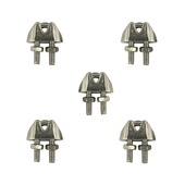 Staaldraadklemmen 4 mm 5 stuks