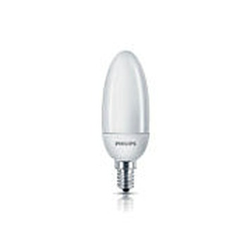 Philips spaarlamp Kaars E27 8W warm wit