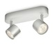 Philips Opbouwspot MyLiving Star LED Aluminium 2 x 4.5W