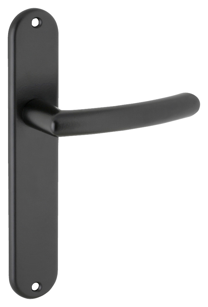 Gamma Deurkrukset Zurich Langschild Blind Aluminium Zwart gamma kopen in de aanbieding