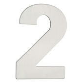 GAMMA huiscijfer 2 RVS 100 mm