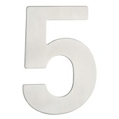 GAMMA huiscijfer 5 RVS 100 mm