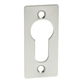 GAMMA cilinderplaat vlak aluminium 2 stuks