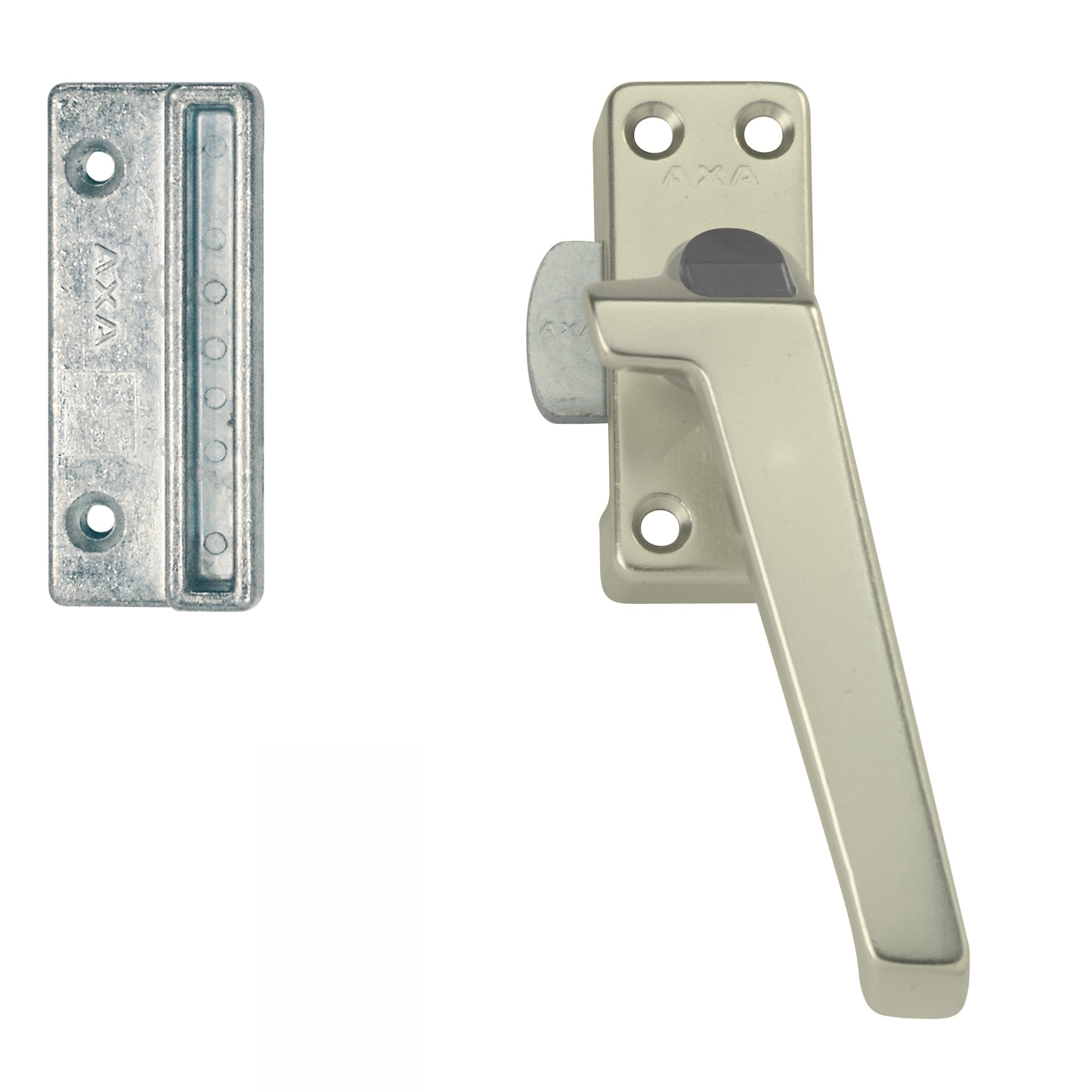 Axa Raamboom Met Drukknop Rechts F2 Aluminium axa kopen in de aanbieding