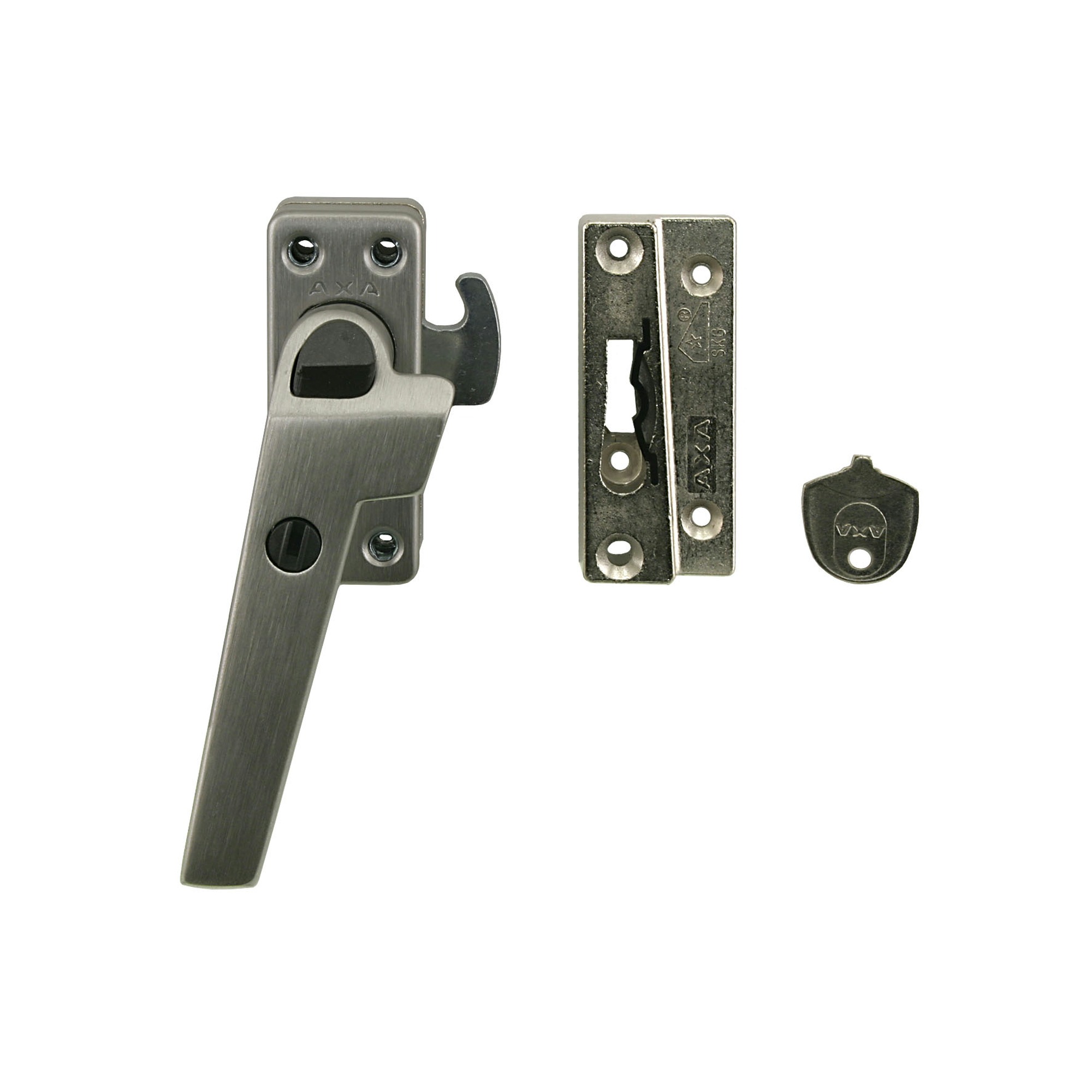 Axa Raamboom Met Drukknop Skg Links Rvs axa kopen in de aanbieding