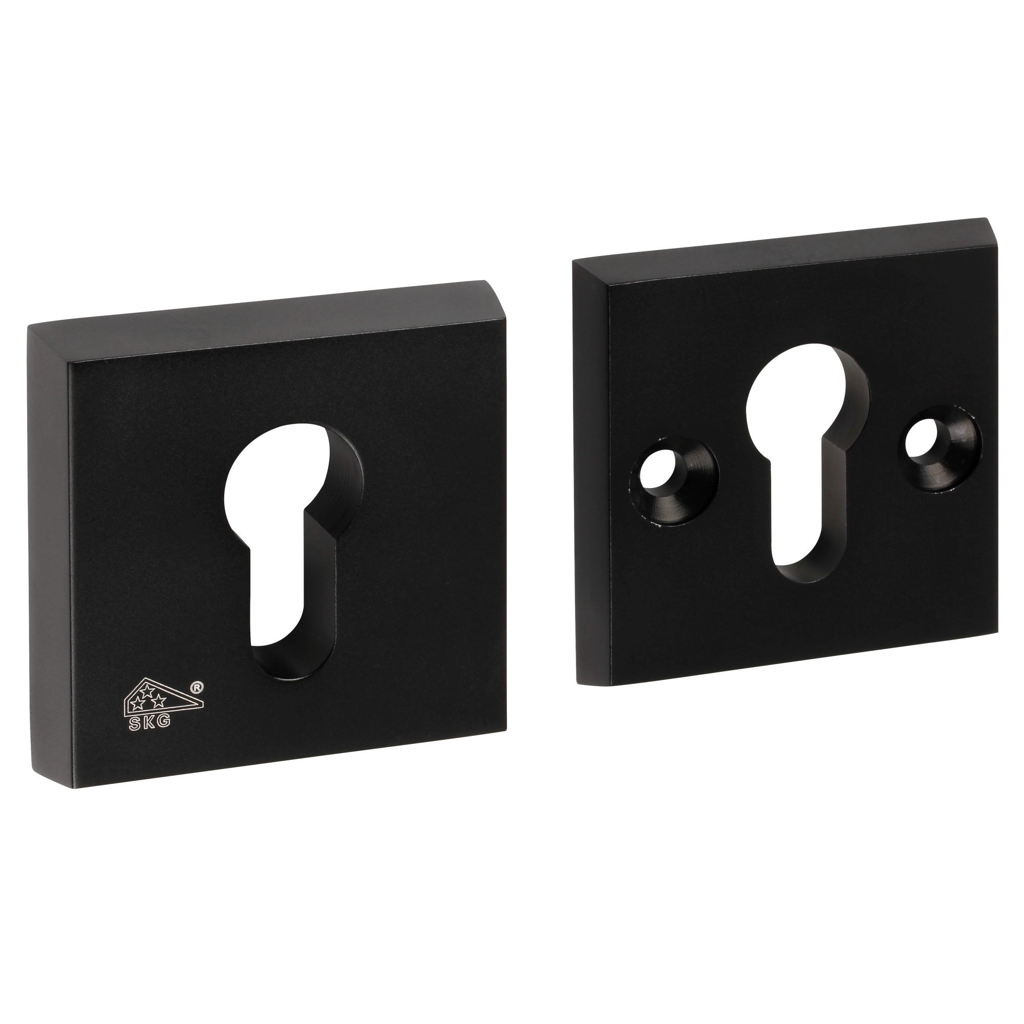 Mc Gamma Cilinderplaat Vierkant Skg Aluminium Zwart mc kopen in de aanbieding