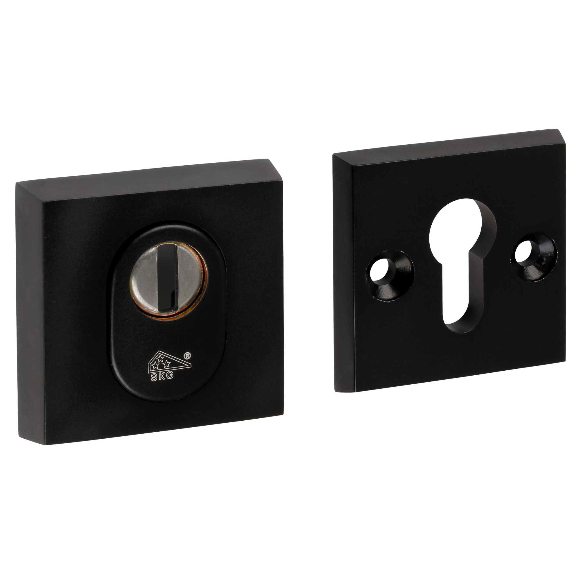 Mc Gamma Cilinderplaat Vierkant Anti Kerntrek Skg Aluminium Zwart mc kopen in de aanbieding